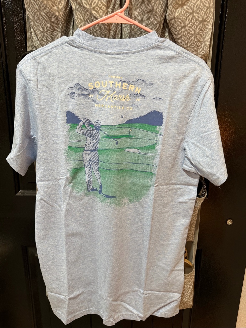 Southern Marsh Men’s Light Gray Golf Graphic T-Shirt